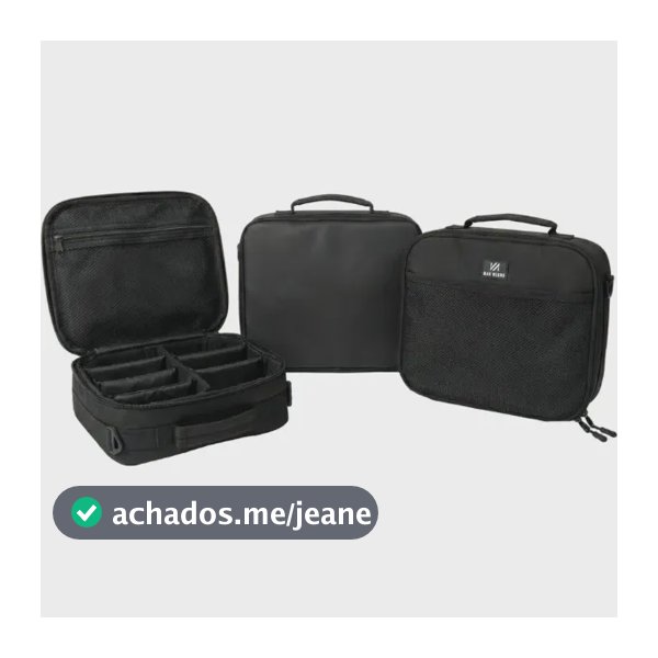 Bolsa Estojo Porta Carretilha Molinete Mar Negro Reel Bag