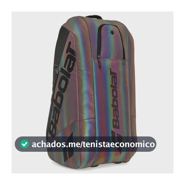 Raqueteira Babolat Pure Drive Rh9 Spectra Edition Irizado Azul E Roxo