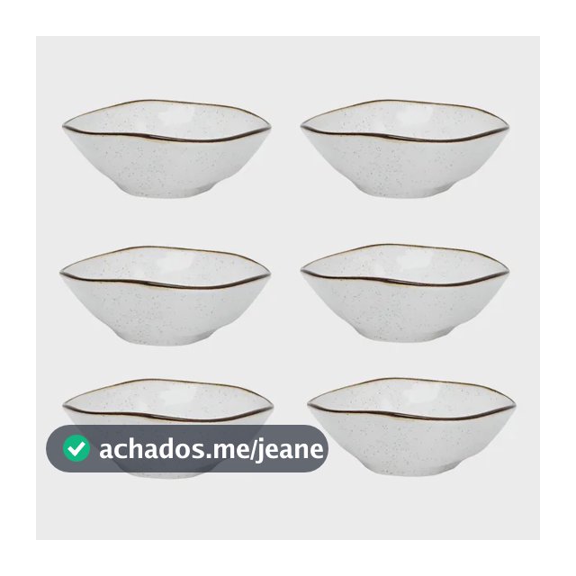 Jogo De 6 Tigelas 500ml Oxford Ryo Maresia