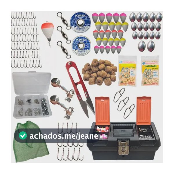 Kit Pesca Completo Tralha De Pesca 145 Pçs Maleta Estojo