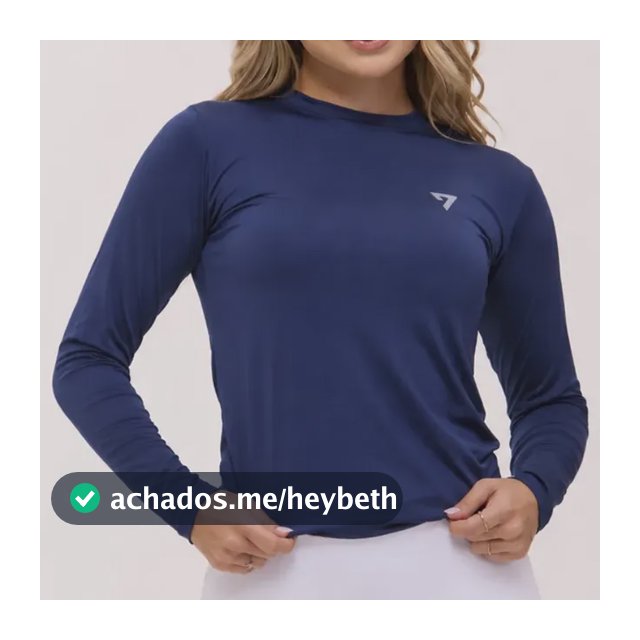 Camiseta Feminina Térmica Manga Longa Proteção Solar Uv