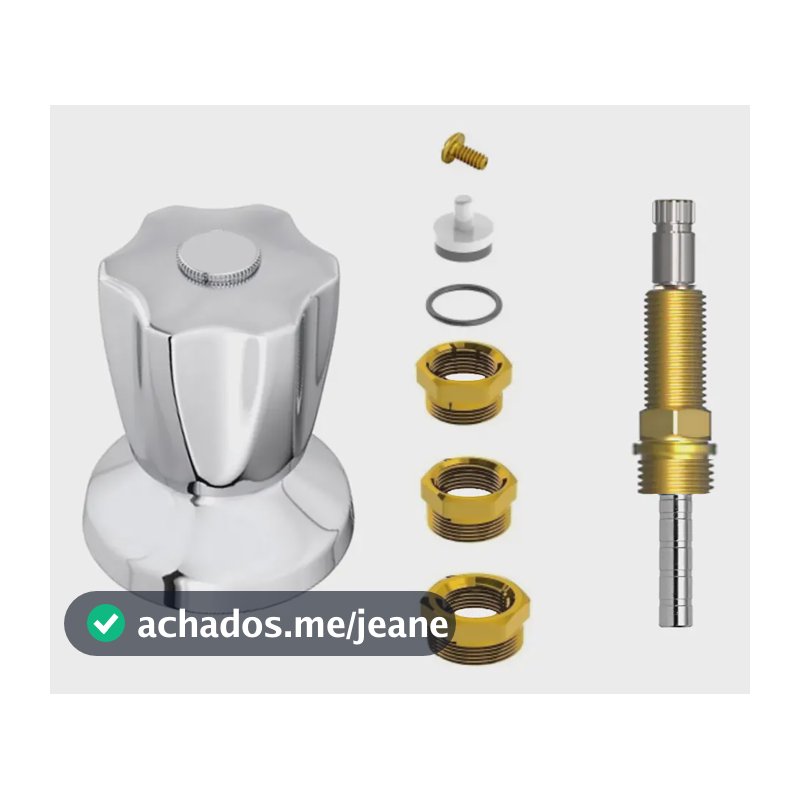 Kit Reparo Salva Registro C/ Acabamento Chuveiro Pressão C50