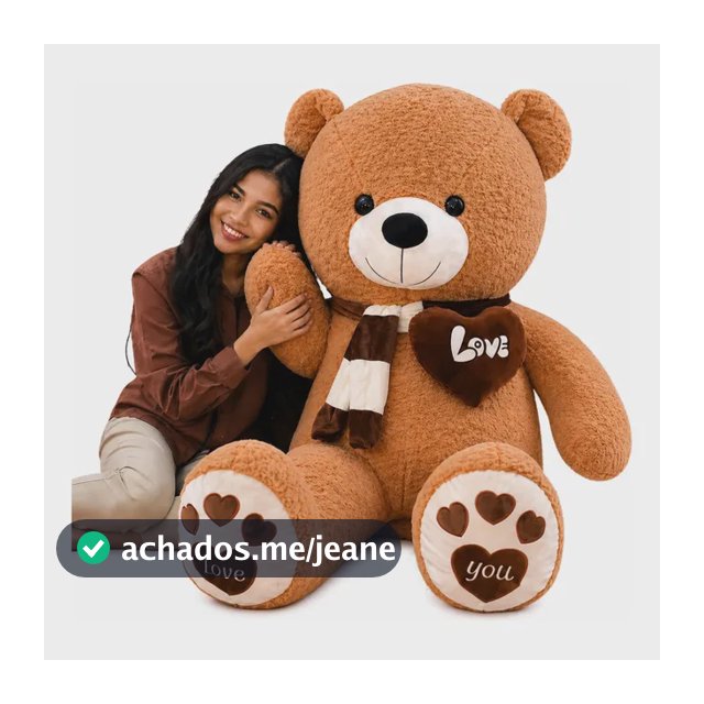 Urso Pelúcia Gigante 140 Cm Teddy Bear Pronta Entrega