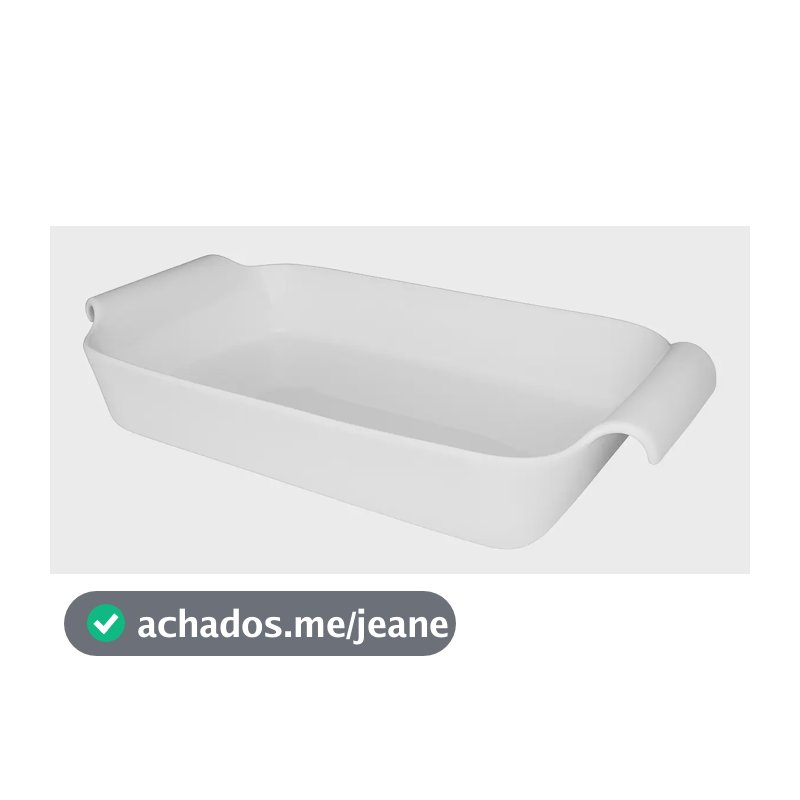Travessa Refratária Fall Funda 4.400ml Oxford Branco