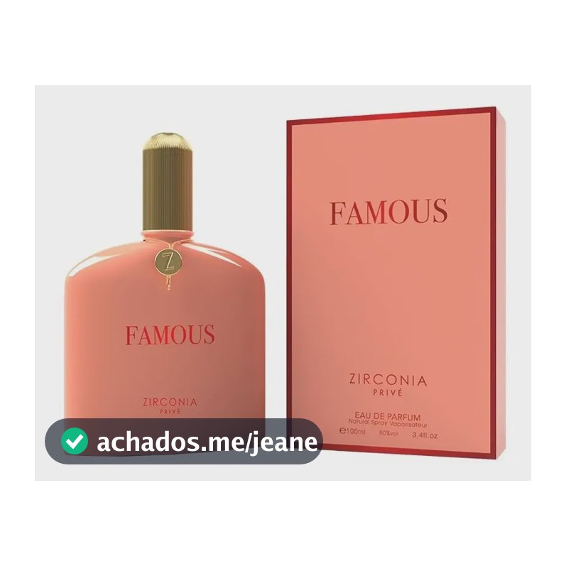 Zirconia Privé Famous Eau De Parfum - Perfume Feminino 100ml