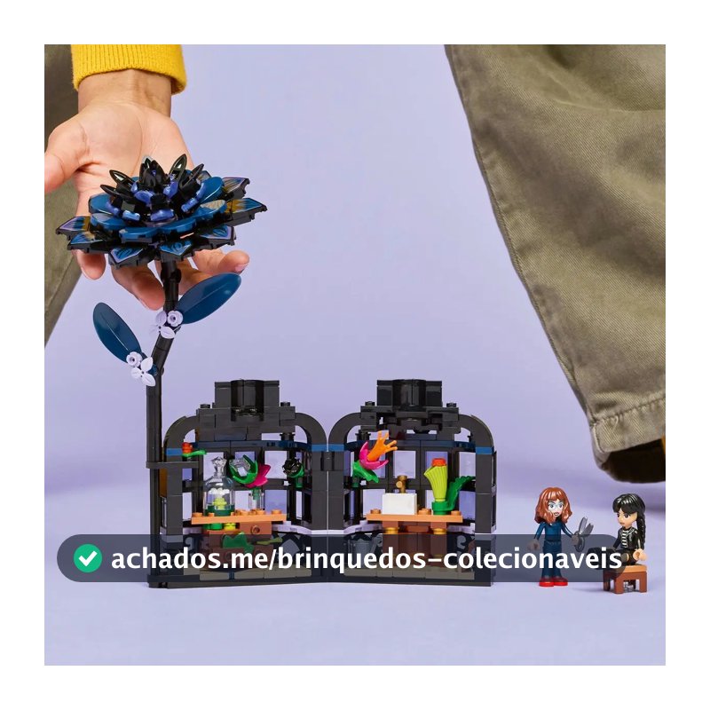 Planta de Halloween LEGO® Wednesday Black Dahlia 76784