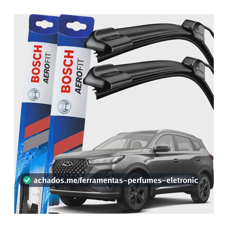 Limpador Para-brisa Original Bosch Tiggo 7 Sport 2024 À 2027 Preto