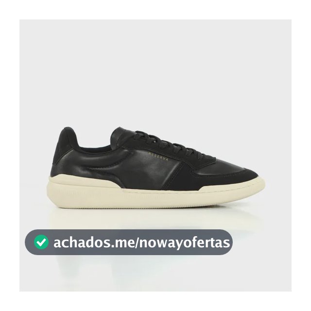 Tênis Reserva Go Horizon Social Casual Elegante Trabalho Preto 40 Br