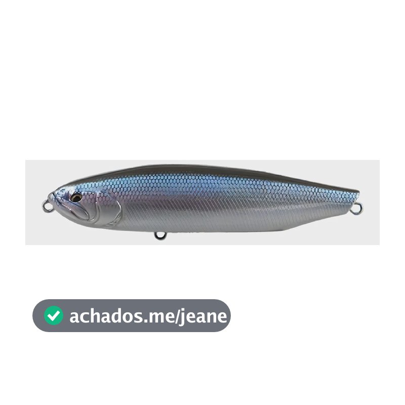 Isca Babyface Sm65-s Sinking 65mm 10g Cor Blue Back Silver