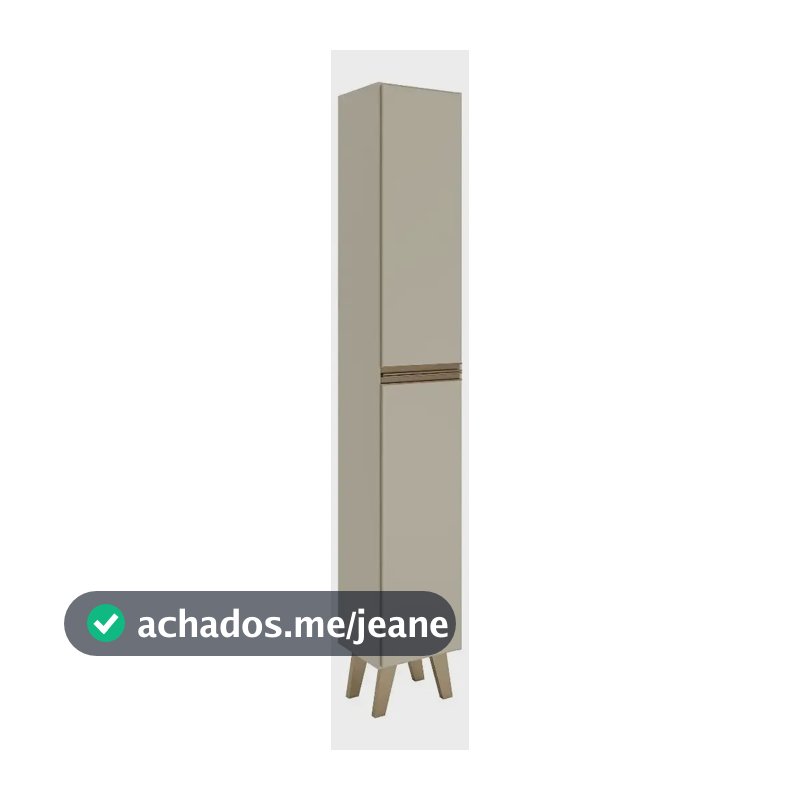 Paneleiro 2 Portas Atlanta Carraro Amêndoa Bege