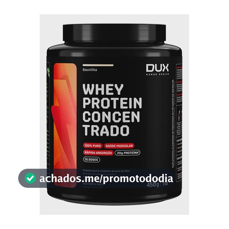 Whey Protein Concentrado - Pote 450g Sabor Torta De Limão