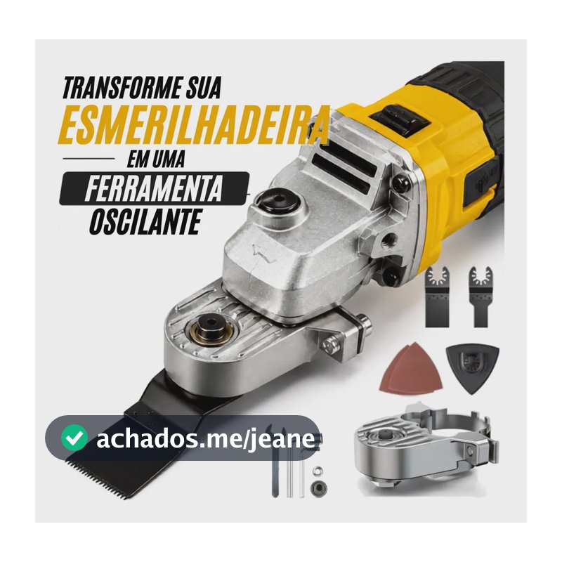 Adaptador Multifuncional para Esmerilhadeira Angular de 4 1/2" e 5" com Rosca M14 KARAMELIZZI