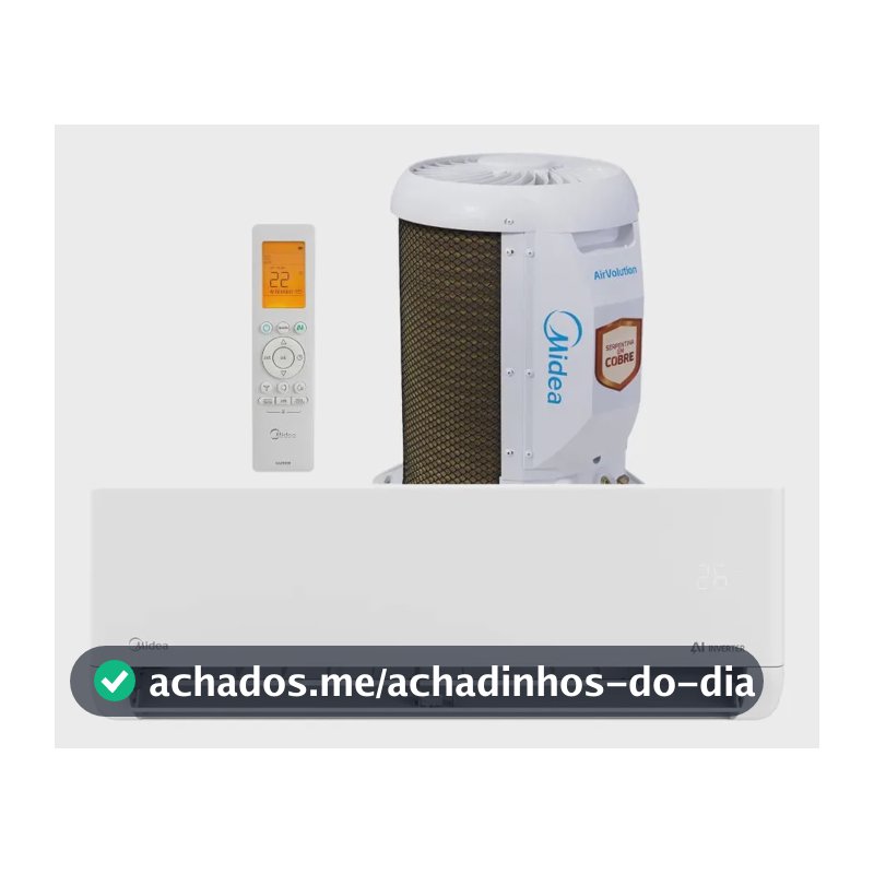 Ar-condicionado Split 12.000 Btus Ai Airvolution Frio Midea Branco