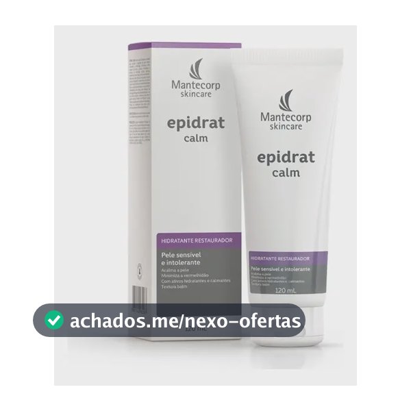 Hidratante Facial Epidrat Calm 120ml Mantecorp Skincare Todo Tipo De Pele Dia/noite