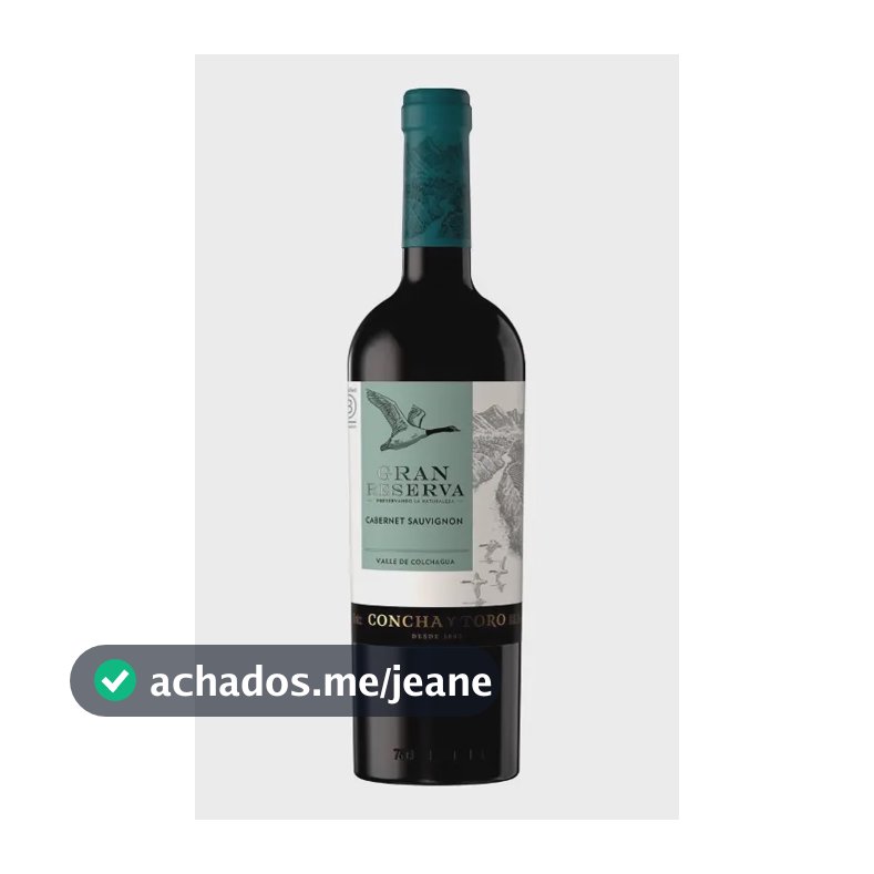 Vinho chileno tinto Concha y Toro Gran Reserva Cabernet Sauvignon 750ml