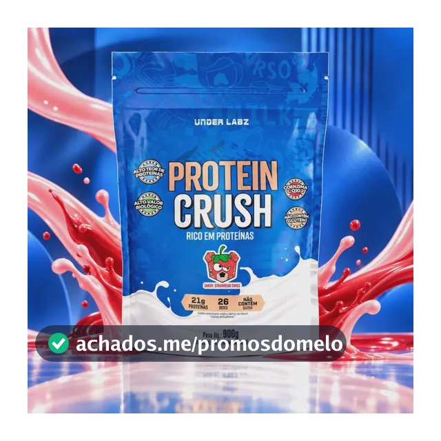 Protein Crush Refil 900g Under Labz Sabor Strawbear Strawbear