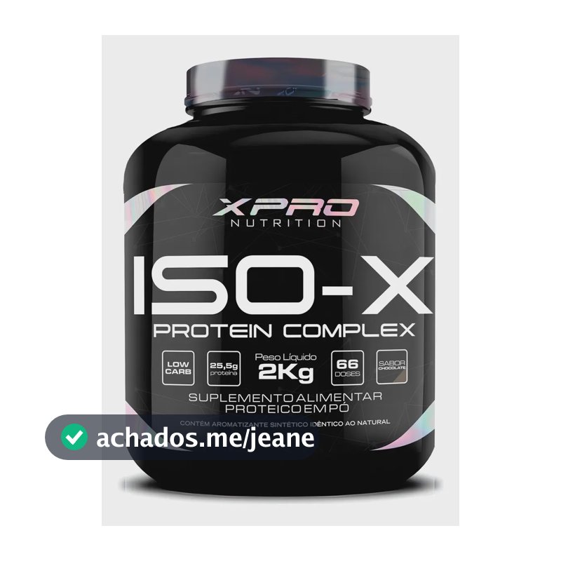 Whey Protein Isolado 2kg Xpro Nutrition 25g Proteín Por Dose Morango