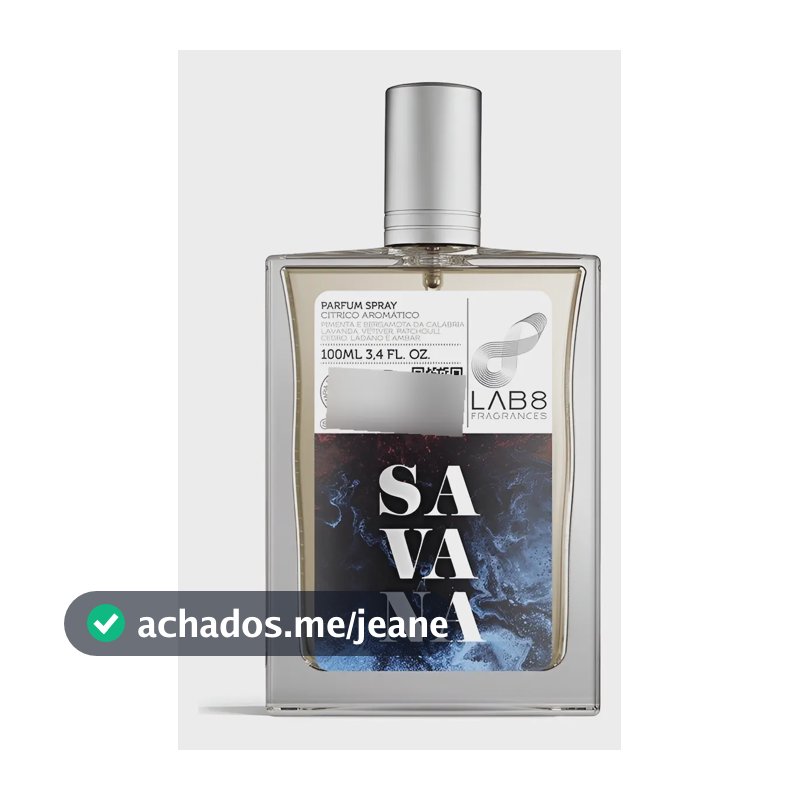 Perfume Savana Lab8 100ml - Masculino - Amadeirado Cítrico