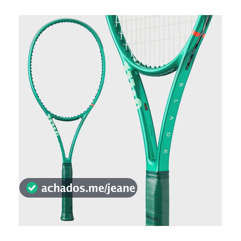 Raquete de Tênis Wilson Blade 305g, 18x20, L4, Verde Championship