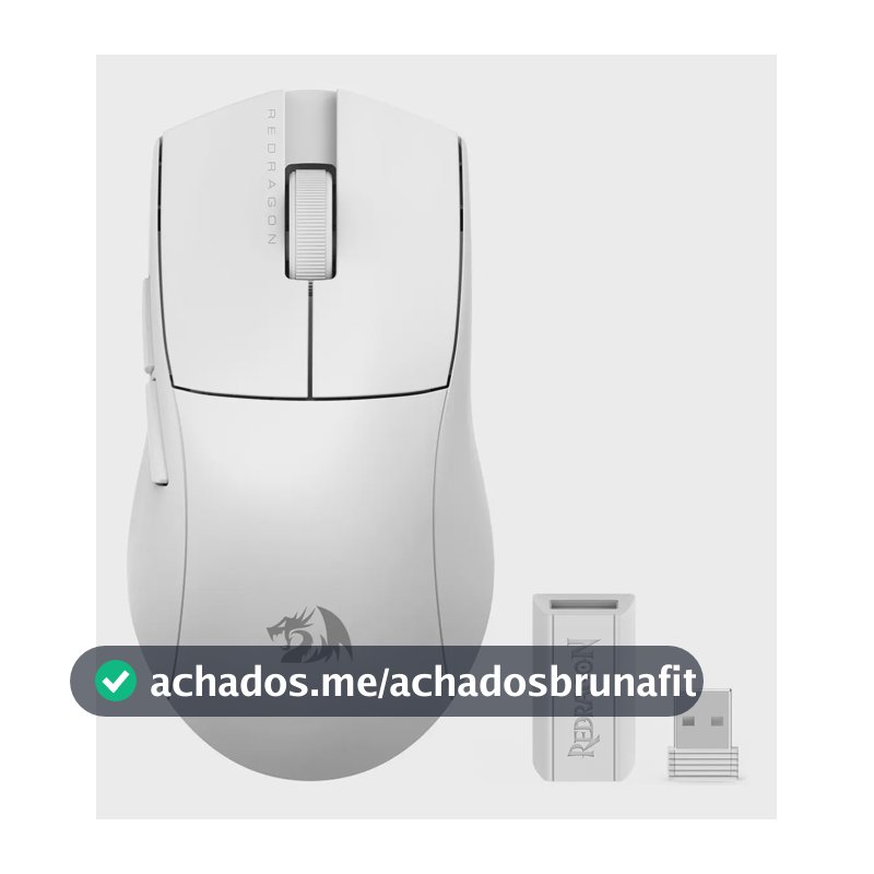Mouse Gamer Redragon King Pro, Wireless, Bluetooth, 26000dpi