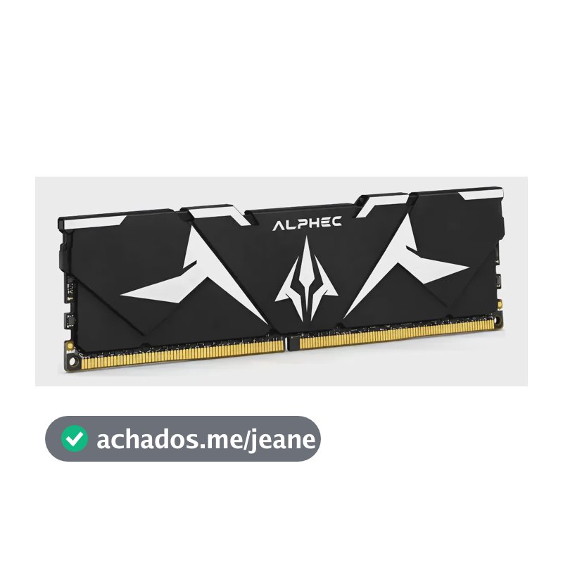 Memória Alphec Pulse 8gb Ddr4 3200mhz Cl16 Preto