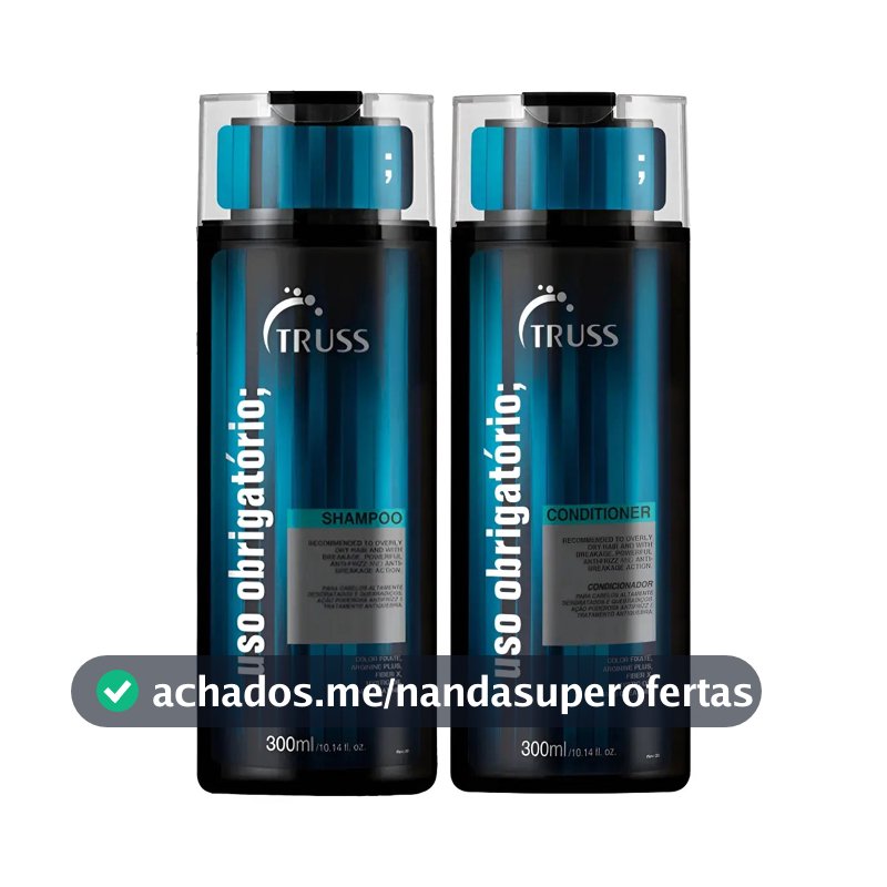 Kit Truss Uso Obrigatório; Shampoo + Condicionador 300ml