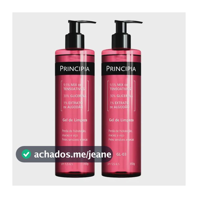 Principia Kit C/ 2 Gel De Limpeza Facial Gl-03 350g