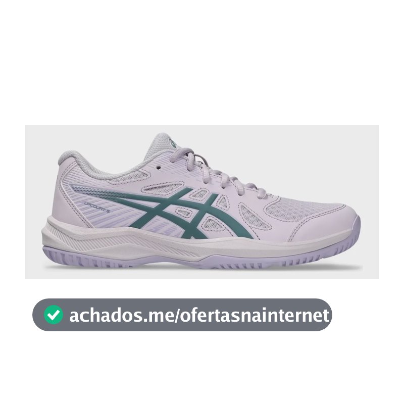 Tênis Feminino Upcourt 6 Roxo/verde Asics Lilás Liso 37 Br