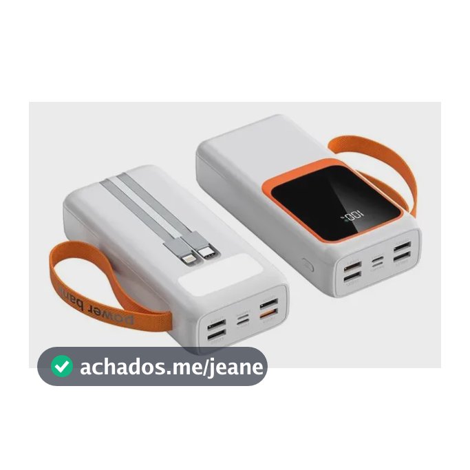 Power Bank Enw Y020 Usb 30000/50000mah Pd 22,5w Branco