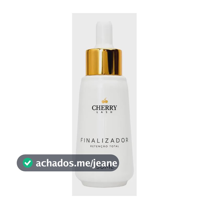 Finalizador Cherry Lash Retenção De Extensão De Cílios 50ml