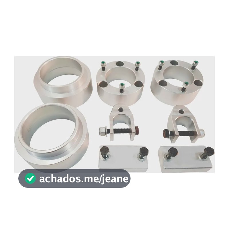 Kit Lift Total 2 Polegadas Mitsubishi Pajero Tr4 E Io Prata