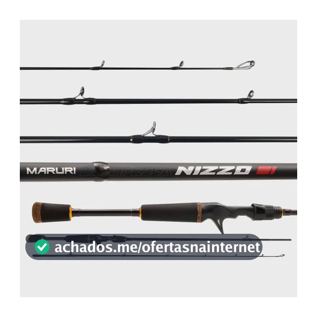 Vara Para Carretilha Maruri Nizzo (1,83m) 12-25lbs 2 Partes