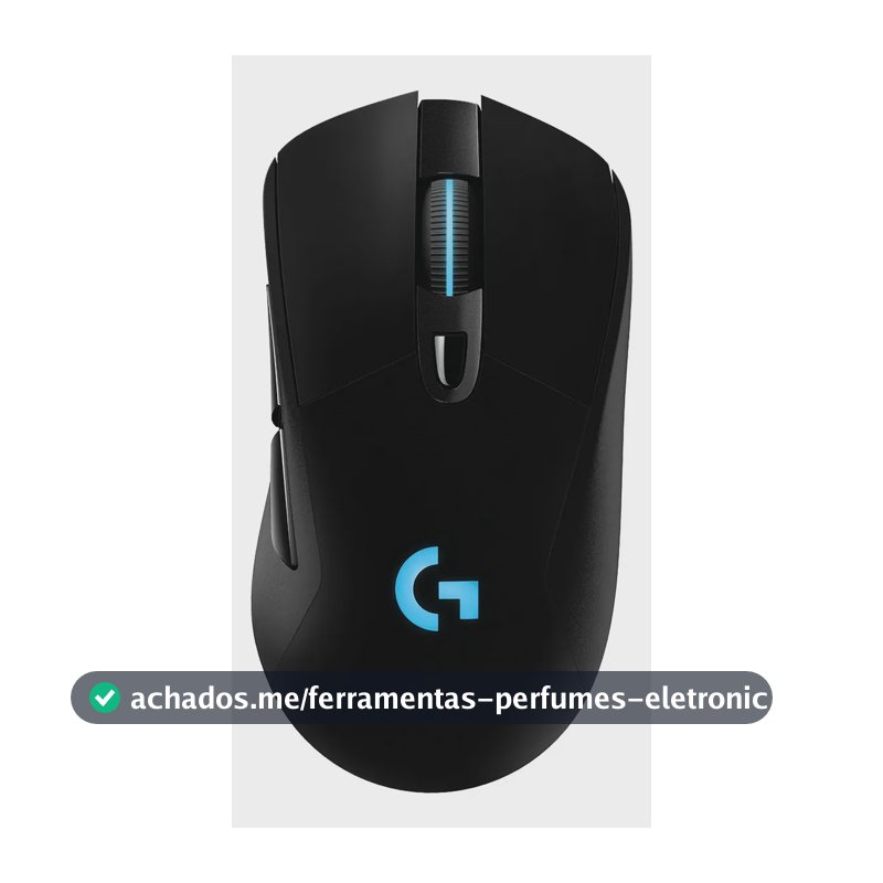 Mouse Gamer Sem Fio Logitech G703 LIGHTSPEED RGB LIGHTSYNC, 6 Botões Programáveis, Sensor HERO 25K, Recarregável, Compatível POWERPLAY