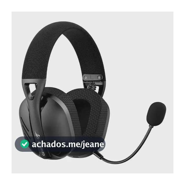 Headset Gamer Sem Fio Havit Fuxi H3 7.1 Surround Preto