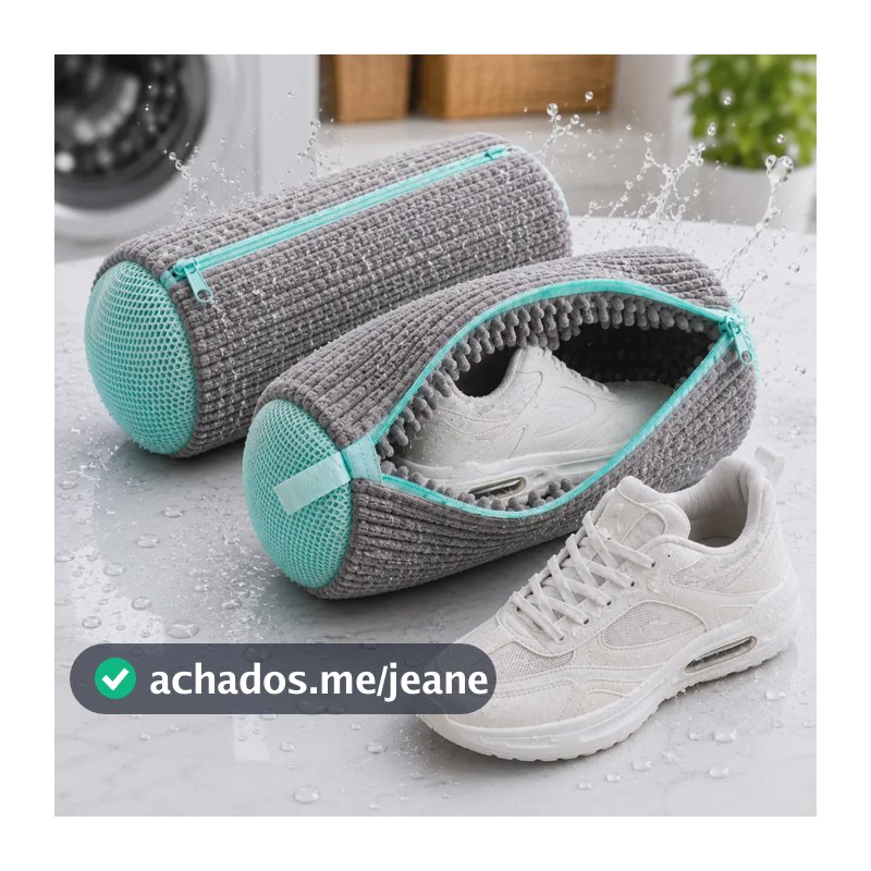Kit 2 Saco Para Lavar Tênis Na Máquina De Lavar Reforçado Aleatório