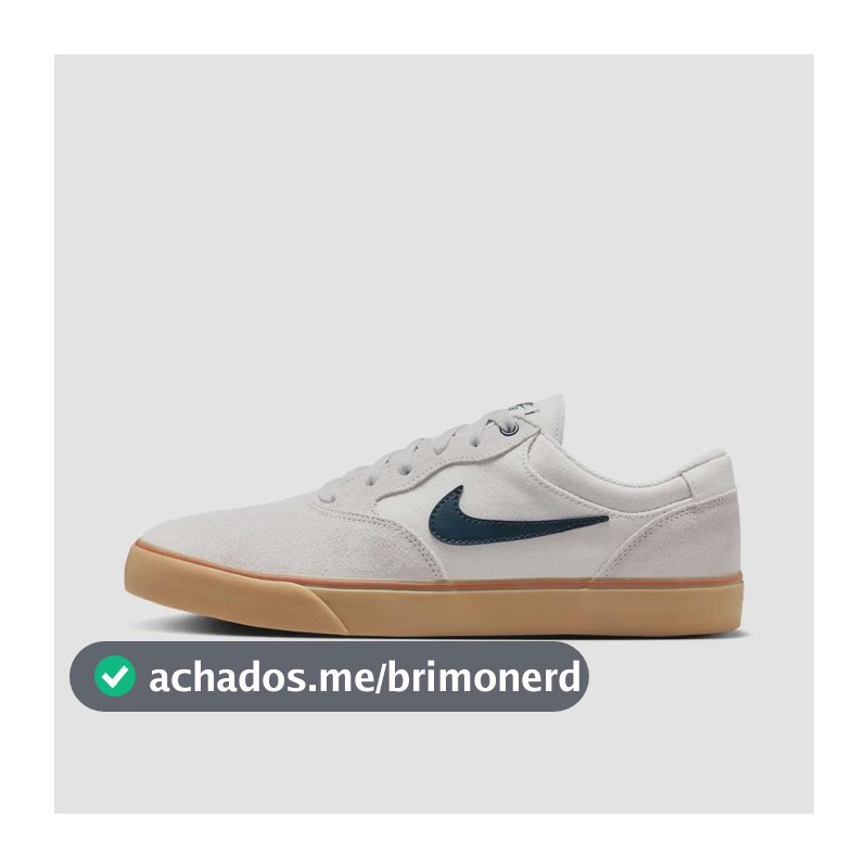 Tênis Nike Sb Chron 2 Masculino Cinza/branco 42 Br