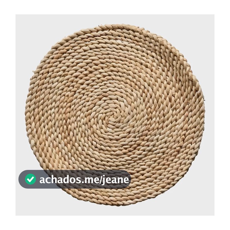 Jogo Americano Kenya Fibra Natural 38 Cm