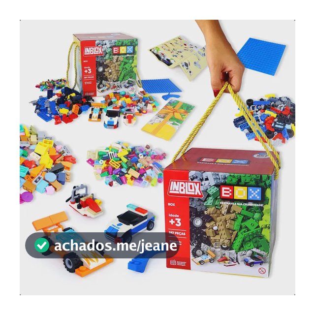 Kit Blocos De Montar Infantil 525 Peças Criatividade