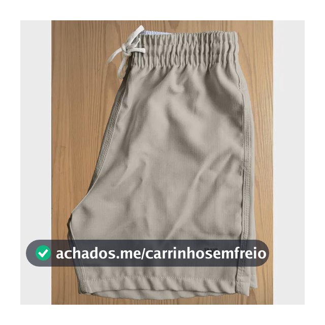 Short De Linho Masculino Bermuda Leve Praia Verão Voker