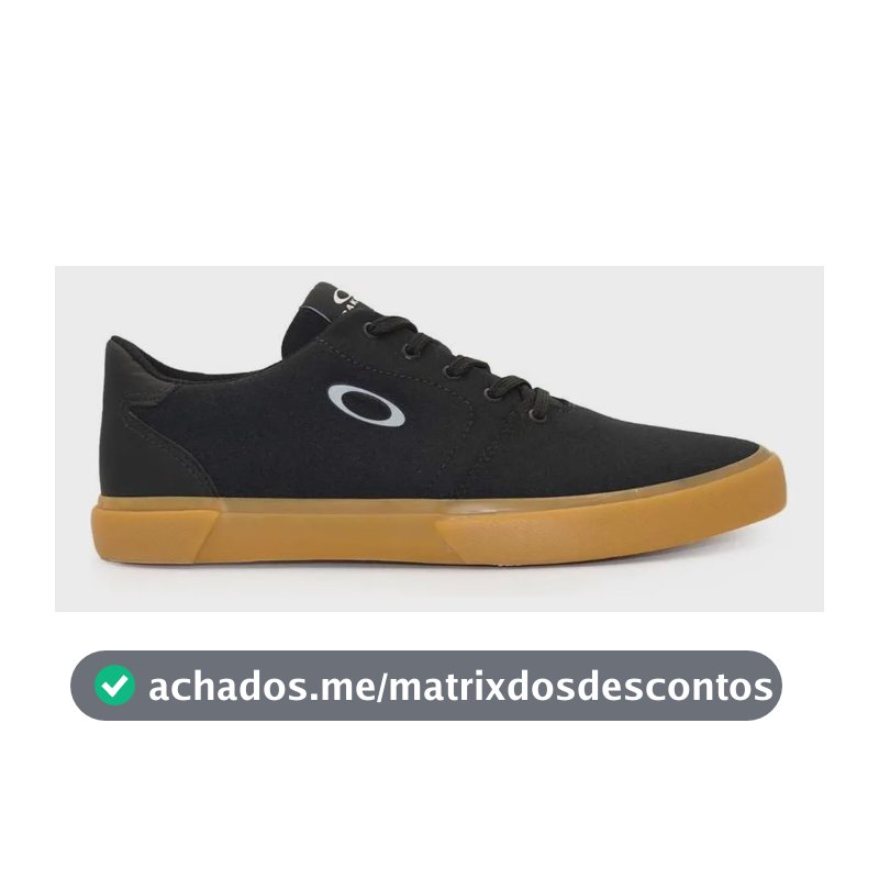 Tênis Oakley Masculino Dana Point Ii 053-black Gum 38 Br