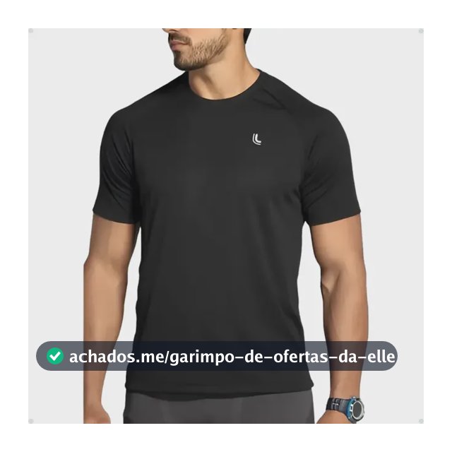 Camiseta Esportiva Lupo Masculina Dry Academia Confortável