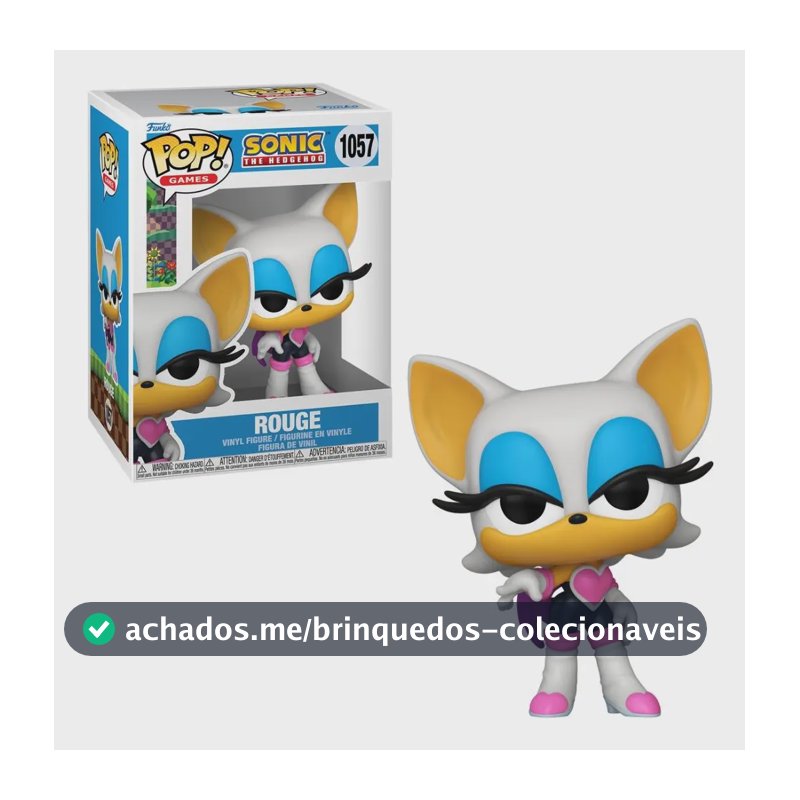 Boneco Funko Pop! Sonic The Hedgehog - Rouge