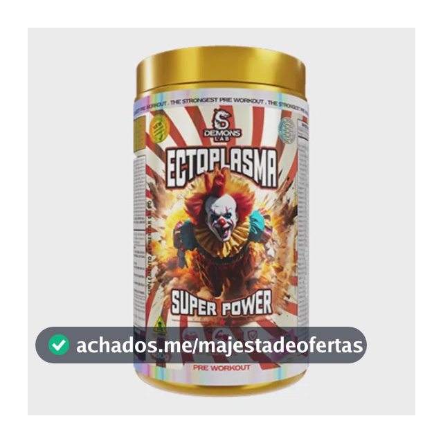 Cafeína Demons Lab Pré Treino Ectoplasma em pó sabor Tutti frutti x 480g