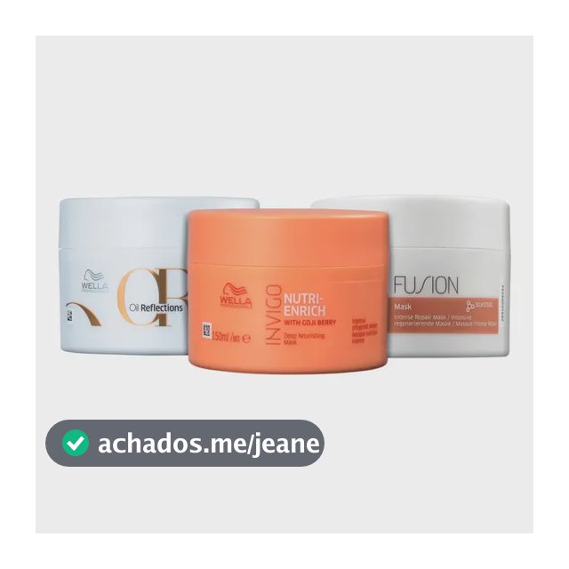 Kit Wella Cronograma Capilar Fios Perfeitos (3 Produtos) Blz