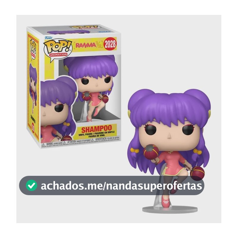 Boneco Funko Pop! Ranma 1/2 - Shampoo Com Chase