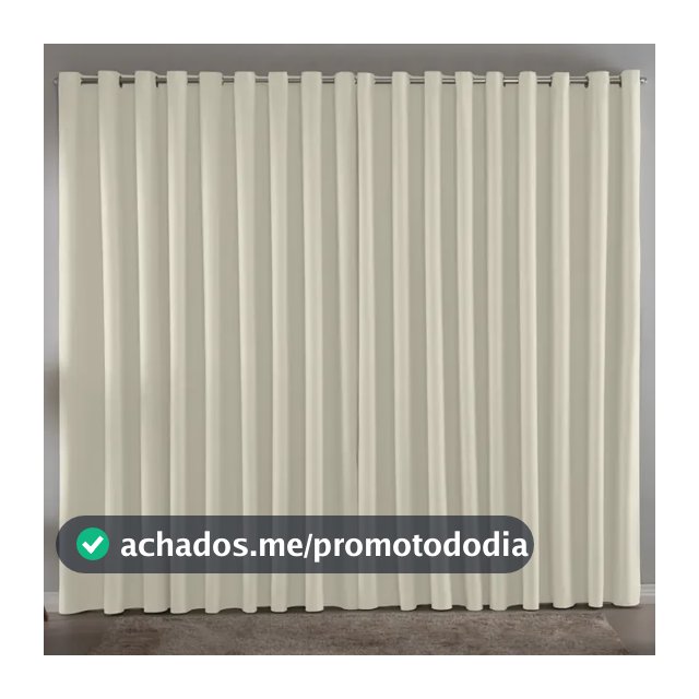 Cortina Blackout 3x2,5 Escurece Retém O Calor 100%