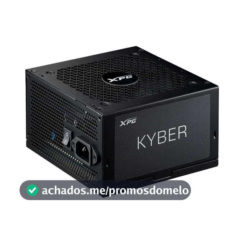 Fonte XPG Kyber 850W 80 Plus Gold com Cabo KYBER850G-BKCBR Preto