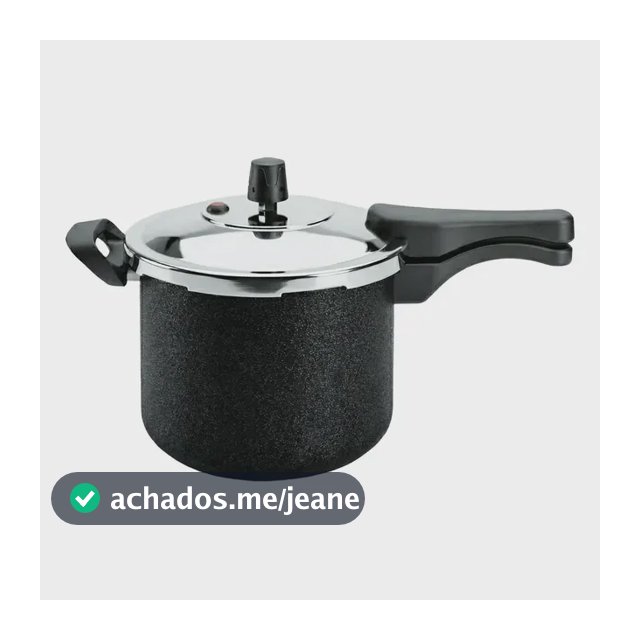 Panela De Pressão Triunfo 4,5 L Fechamento Externo Cor Preto Craqueado