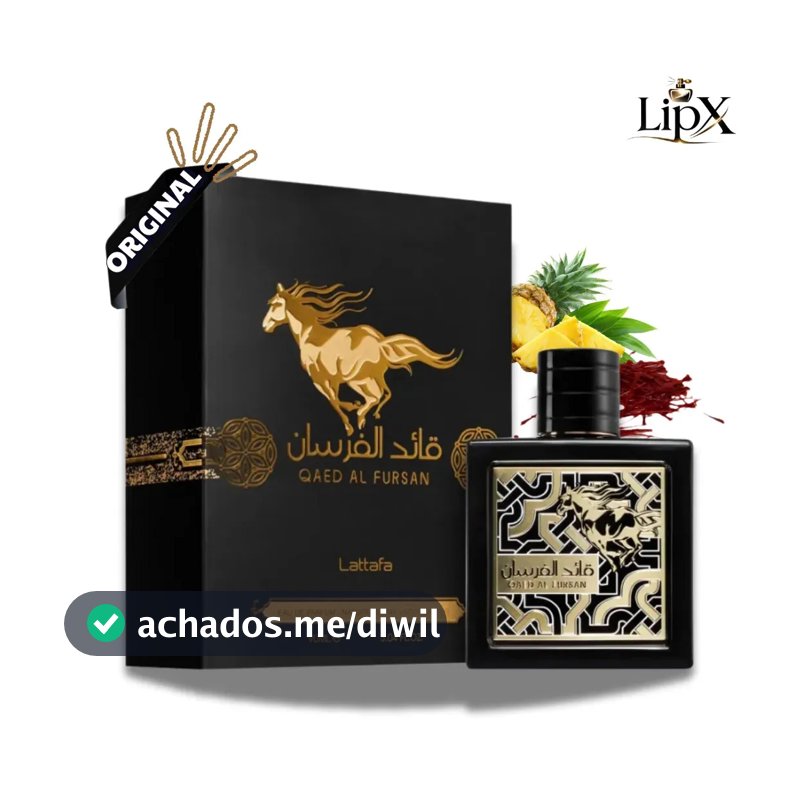 Perfume Árabe Qaed Al Fursan Lattafa Edp 90 Ml