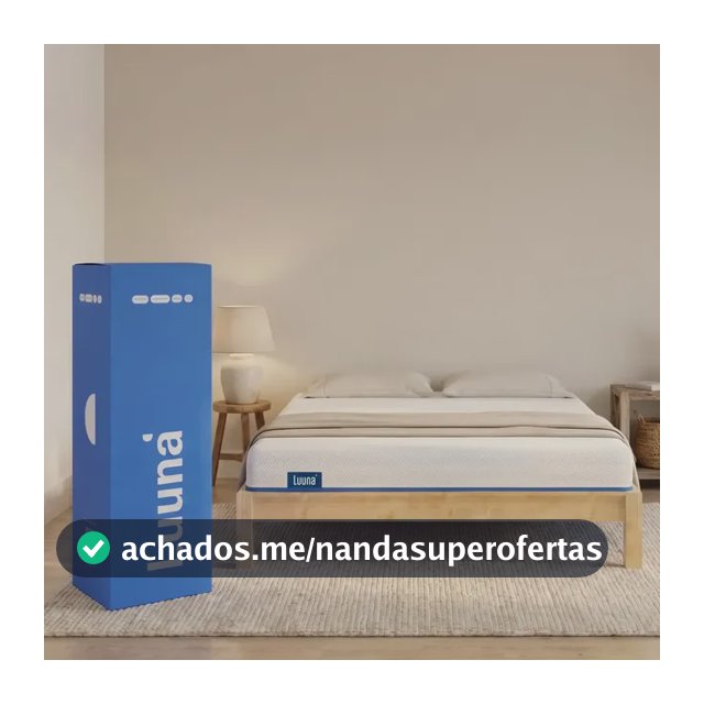 Colchão Casal Luuna Support, Espuma Firme, 10 Anos de Garantia, 18cm, Ortopédico com Suporte à coluna